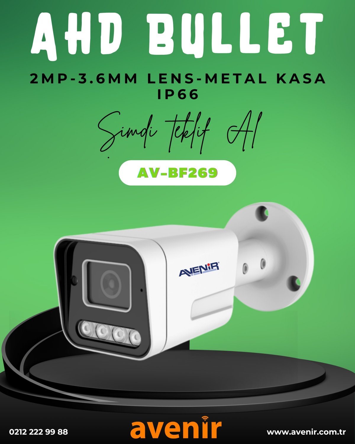 2 MP BULLET IR CAMERA 