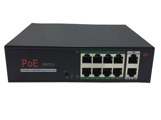 8+2 ports switch 