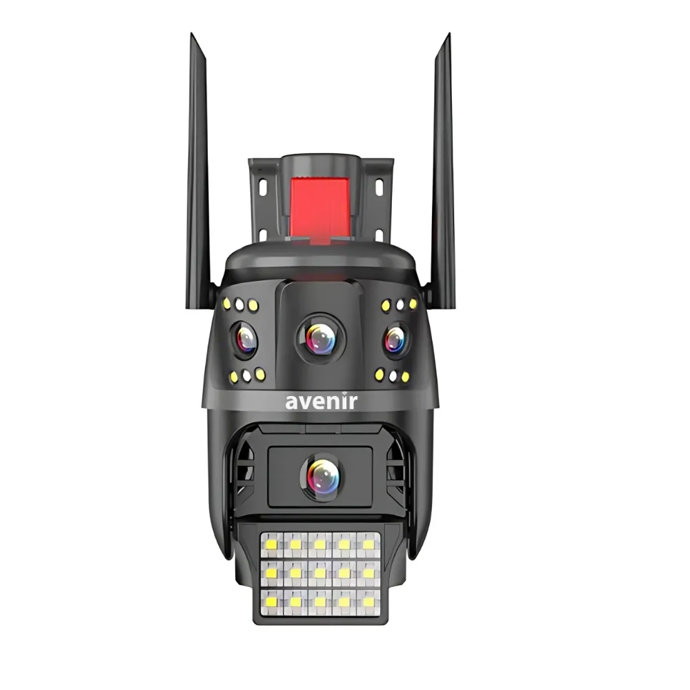 4MP 2 Kameralı PTZ Wifi Sirenli Kamera