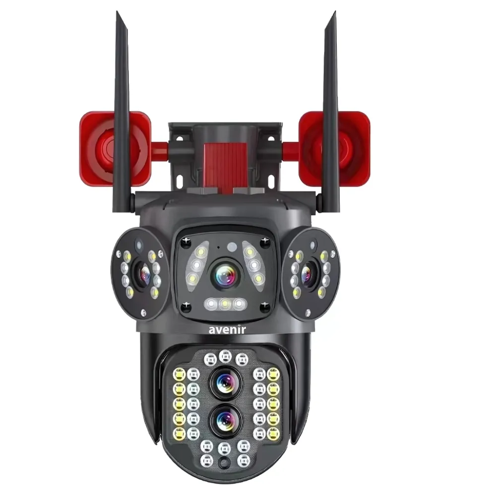 4MP 2 Kameralı PTZ Wifi Hoparlörlü 10X Optik Zoomlu Kamera