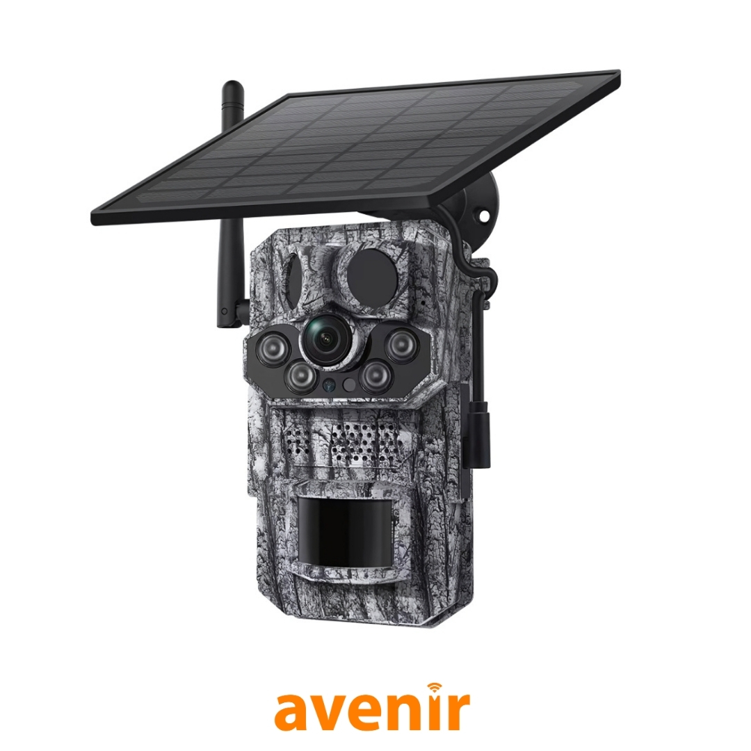 3MP 4G Solar Panelli GPS Black Light Fotokapan